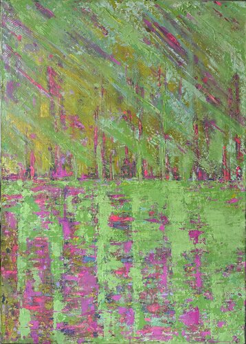 Spring Essential par Rassa Cornubert-Urbonaite, Peinture en vente sur Singulart