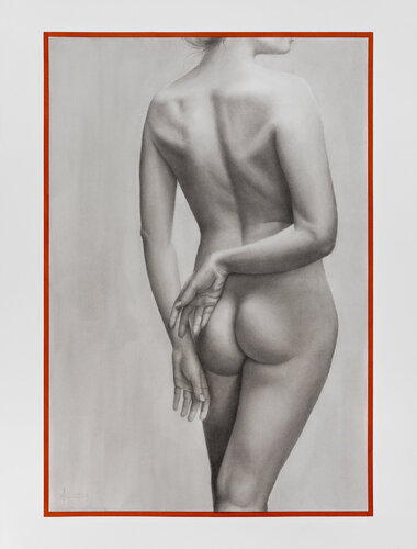 Red lines by Watercolor artist Arunas Vilkevicius, Painting for Sale on Singulart