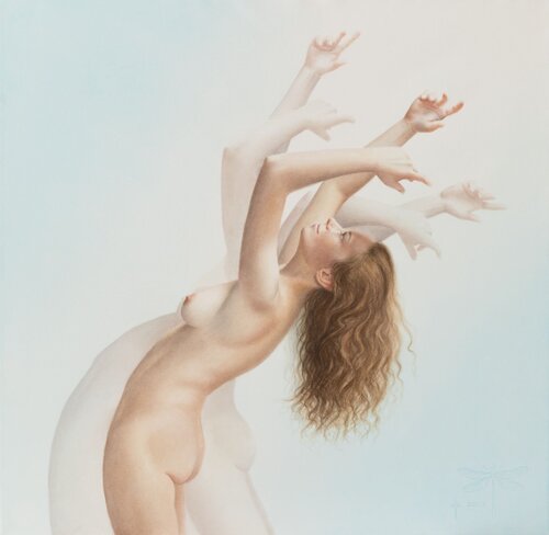 Emotions by Watercolor artist Arunas Vilkevicius, Painting for Sale on Singulart
