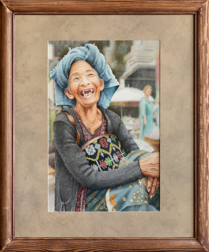 Bali...The Moment of Joy... by Watercolor artist Arunas Vilkevicius, Painting for Sale on Singulart