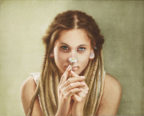 It will remain a secret... di Watercolor artist Arunas Vilkevicius, Pittura in vendita su Singulart