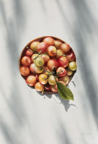 Shades of flavours by Watercolor artist Arunas Vilkevicius, Painting for Sale on Singulart