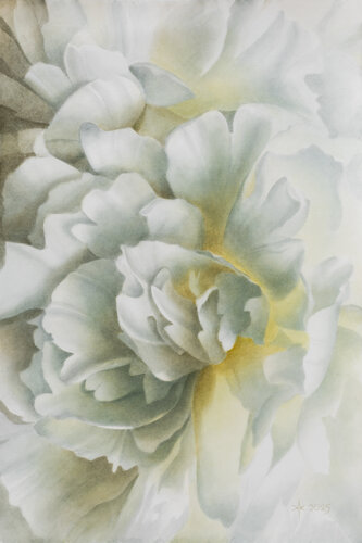 Inner light by Watercolor artist Arunas Vilkevicius, Painting for Sale on Singulart