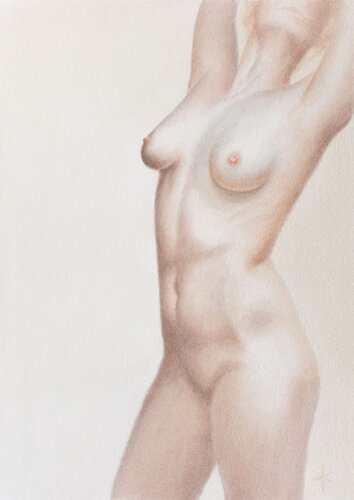 Dance par Watercolor artist Arunas Vilkevicius, Peinture en vente sur Singulart