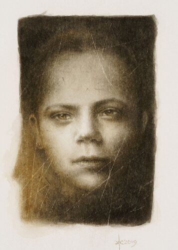 Dominyka by Watercolor artist Arunas Vilkevicius, Painting for Sale on Singulart