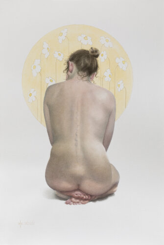 Silenced Thoughts by Watercolor artist Arunas Vilkevicius, Work on Paper for Sale on Singulart