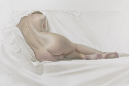 Escaping the Noise by Watercolor artist Arunas Vilkevicius, Work on Paper for Sale on Singulart