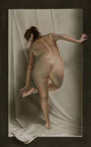 Graceful Touch van Watercolor artist Arunas Vilkevicius, Schilderij te koop op Singulart