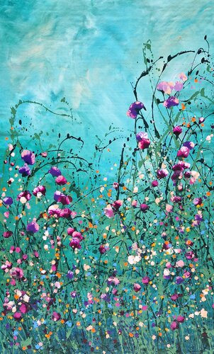 Emerald forest par Irina Morisch, Peinture en vente sur Singulart
