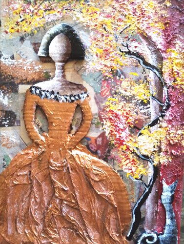Menina gato negro by Jumore Juan Molina Reolid, Painting for Sale on Singulart
