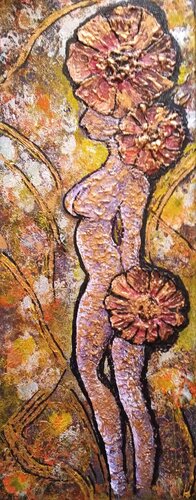 Chica fusion paisaje by Jumore Juan Molina Reolid, Painting for Sale on Singulart