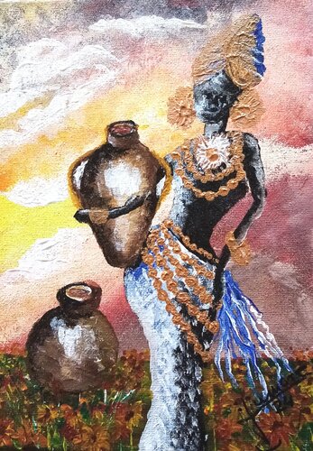 Chica cantaro von Jumore Juan Molina Reolid, Malerei kaufen auf Singulart