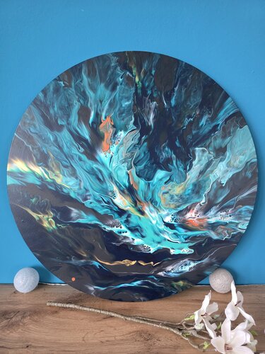 Ionian Sky #1 de Mary Gazea, Pintura a la venta en Singulart