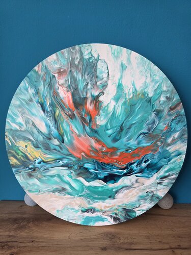 Ionian Sky #2 de Mary Gazea, Pintura a la venta en Singulart