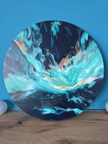 Ionian Sky #3 de Mary Gazea, Pintura a la venta en Singulart