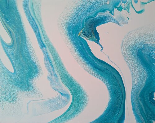 Shallow Waters - Paxos de Mary Gazea, Pintura a la venta en Singulart