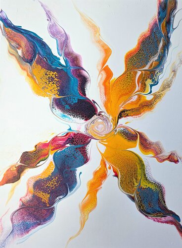 Rainbow Wheel by Mary Gazea, Painting for Sale on Singulart