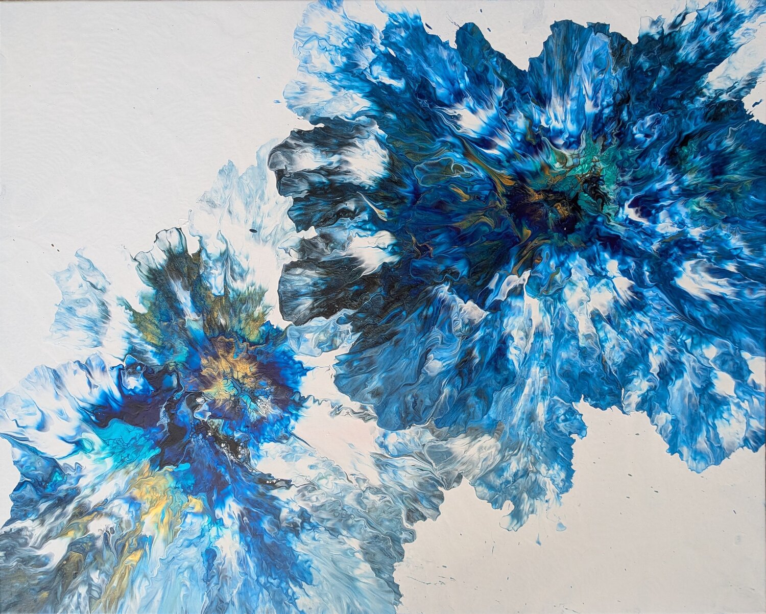 Blue Flowers Mary Gazea