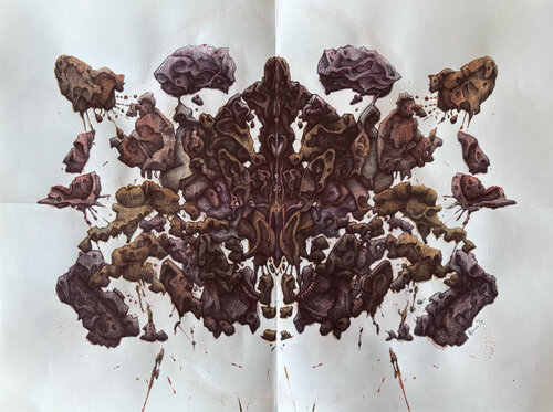 Verdichtung van Daniel Zwimpfer, Werk op papier te koop op Singulart