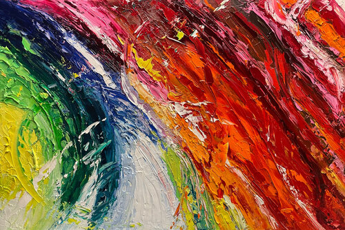 Holi van Isabel DelTell, Schilderij te koop op Singulart