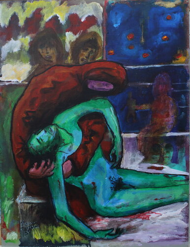 pietà 48/25 van Massimo Cirrone, Schilderij te koop op Singulart
