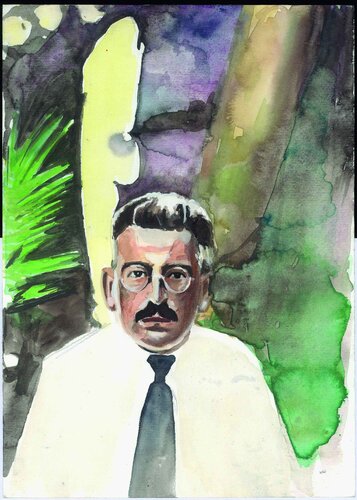 Walter Benjamin auf Ibiza by Henrieke Ribbe, Work on Paper for Sale on Singulart