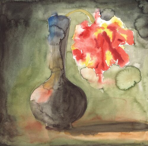 Papageientulpe van Henrieke Ribbe, Schilderij te koop op Singulart