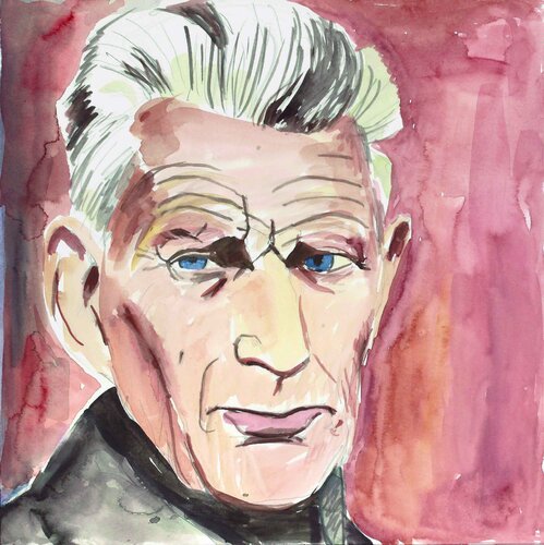 Samuel Beckett von Henrieke Ribbe, Werk auf Papier kaufen auf Singulart