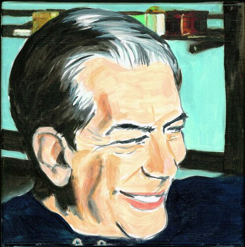 Mario Vargas Llosa von Henrieke Ribbe, Malerei kaufen auf Singulart
