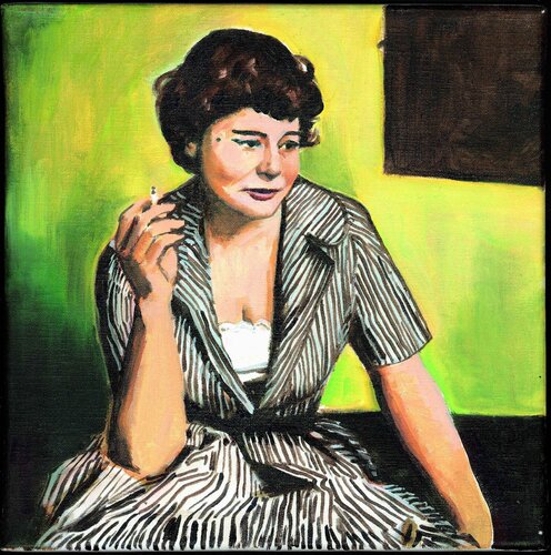 Nelly Sachs von Henrieke Ribbe, Malerei kaufen auf Singulart