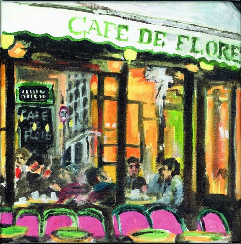 Café de Flore von Henrieke Ribbe, Malerei kaufen auf Singulart
