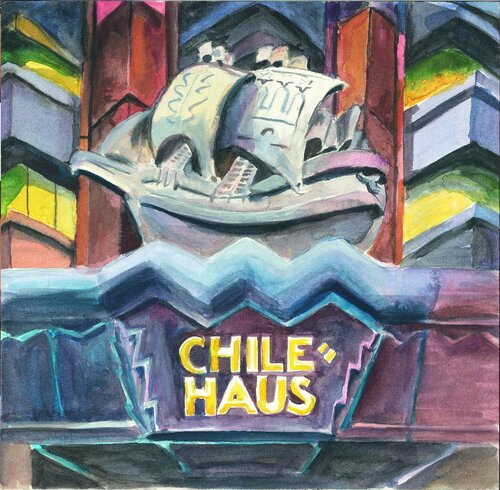 Chilehaus par Henrieke Ribbe, Œuvre sur papier en vente sur Singulart