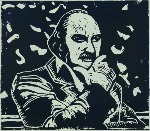 Antonio Skármeta par Henrieke Ribbe, Œuvre sur papier en vente sur Singulart