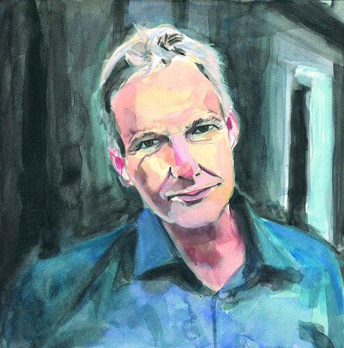 Wolf Haas de Henrieke Ribbe, Obra en papel a la venta en Singulart