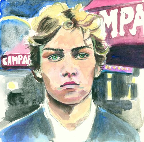 Jakob Arjouni de Henrieke Ribbe, Obra en papel a la venta en Singulart