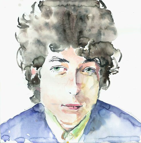 Bob Dylan by Henrieke Ribbe, Painting for Sale on Singulart