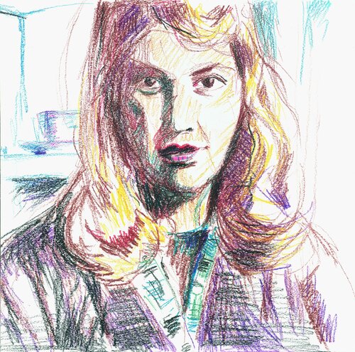 Sylvia Plath von Henrieke Ribbe, Werk auf Papier kaufen auf Singulart