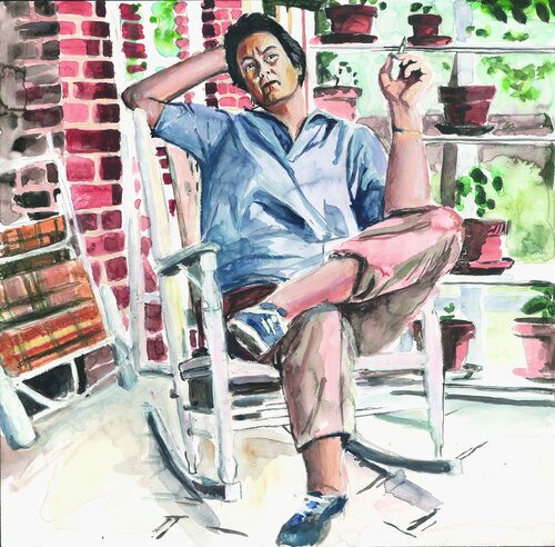 Harper Lee by Henrieke Ribbe, Work on Paper for Sale on Singulart