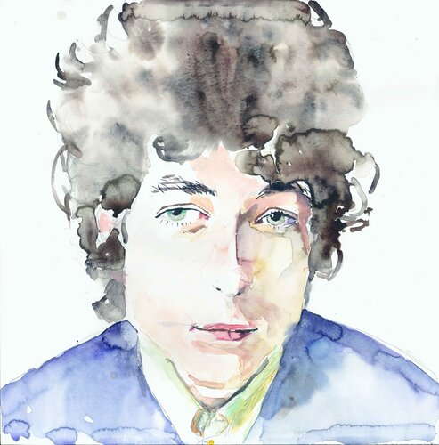 Bob Dylan by Henrieke Ribbe, Work on Paper for Sale on Singulart