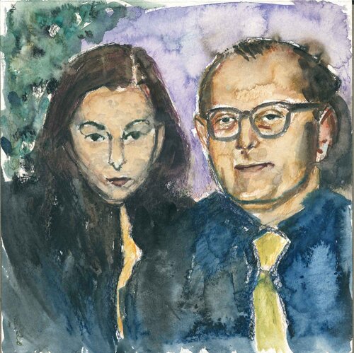 Ilse Eichinger und Günter Eich by Henrieke Ribbe, Work on Paper for Sale on Singulart