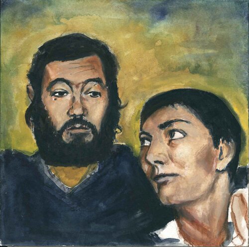 Julio Cortázar und Carol Dunlop by Henrieke Ribbe, Work on Paper for Sale on Singulart