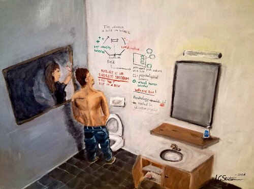 The selfmade man by Lauren van Stratum, Painting for Sale on Singulart