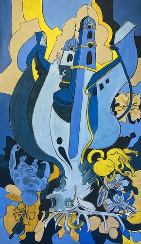 The Great Theater of the World de Kurt Zeltner, Pintura a la venta en Singulart