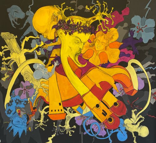 The Great Theater of the World de Kurt Zeltner, Pintura a la venta en Singulart
