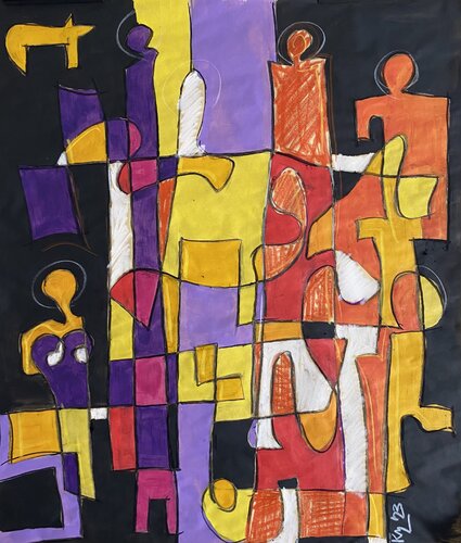 Study Four von Kurt Zeltner, Malerei kaufen auf Singulart