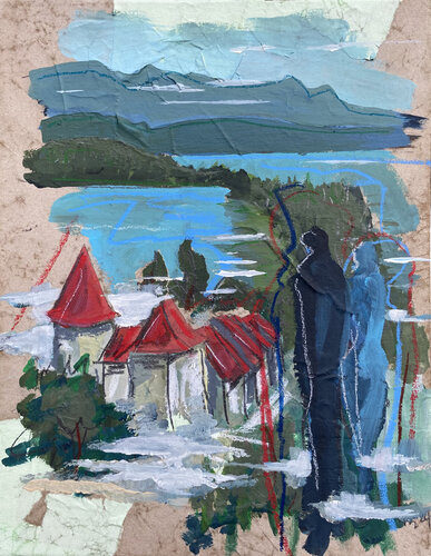 Erlach Castle von Kurt Zeltner, Malerei kaufen auf Singulart