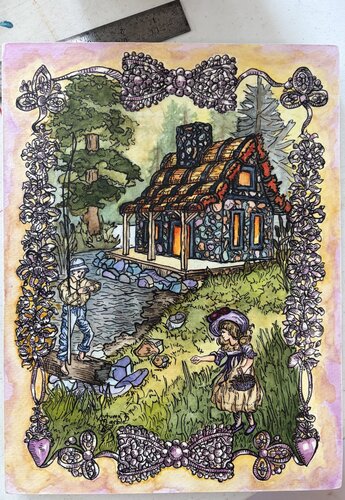 The Cottage von Autumn Marble, Malerei kaufen auf Singulart