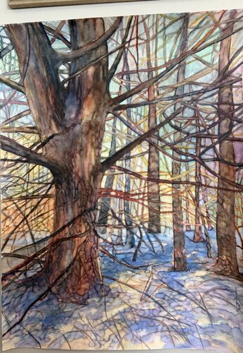 Belle River Woods by Autumn Marble, Painting for Sale on Singulart