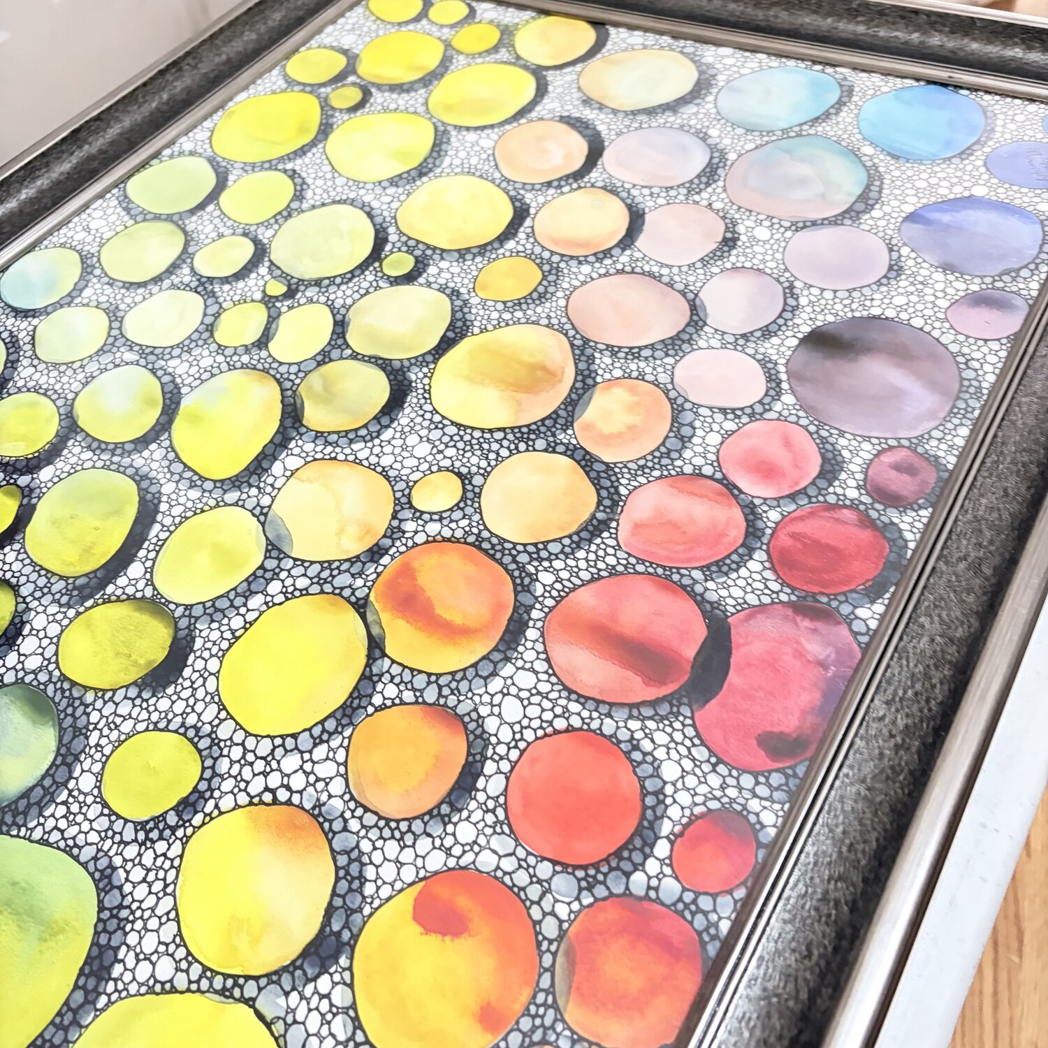 Workings of a Rainbow Autumn Marble