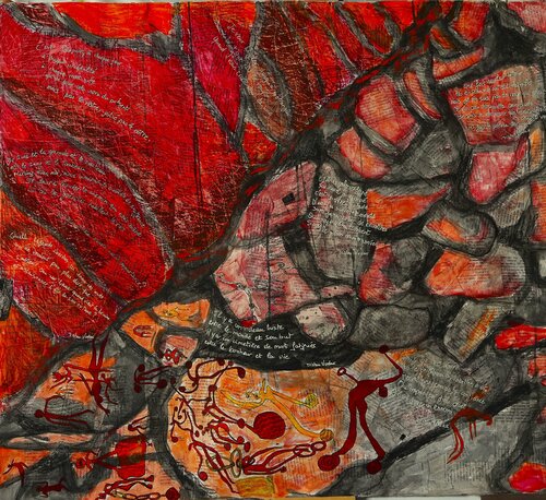 COULEE DE BRAISES de Tilda LOVI, Otros medios a la venta en Singulart